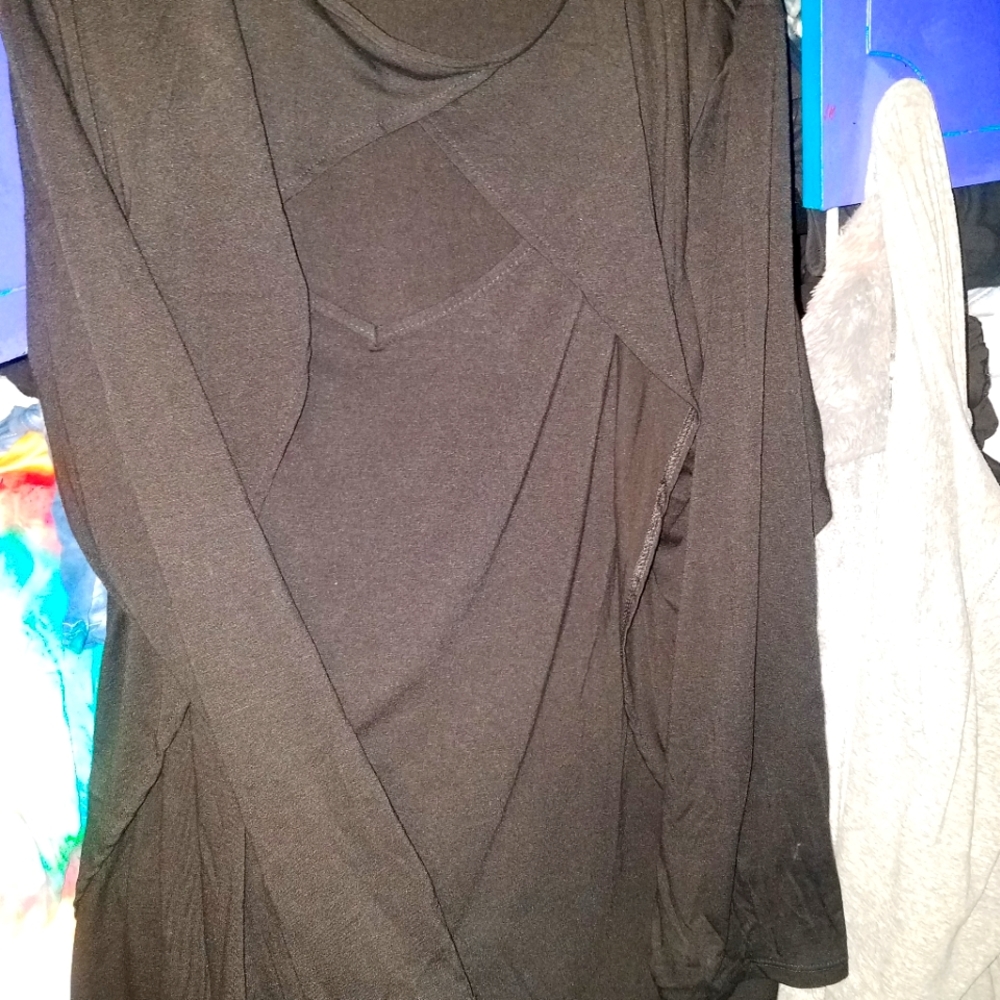 Beautiful Black Blouse/Long Sleeve Shirt